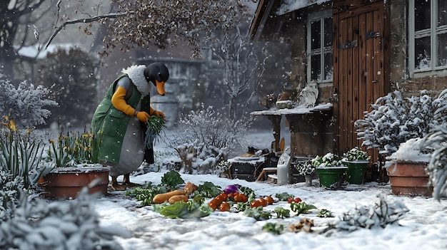 woman-is-picking-vegetables-from-garden-snow_1064589-353037-3486096